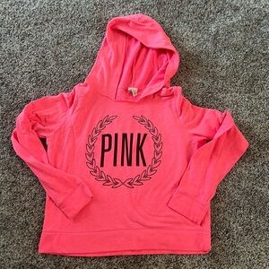 PINK pullover sweatshirt (size large)